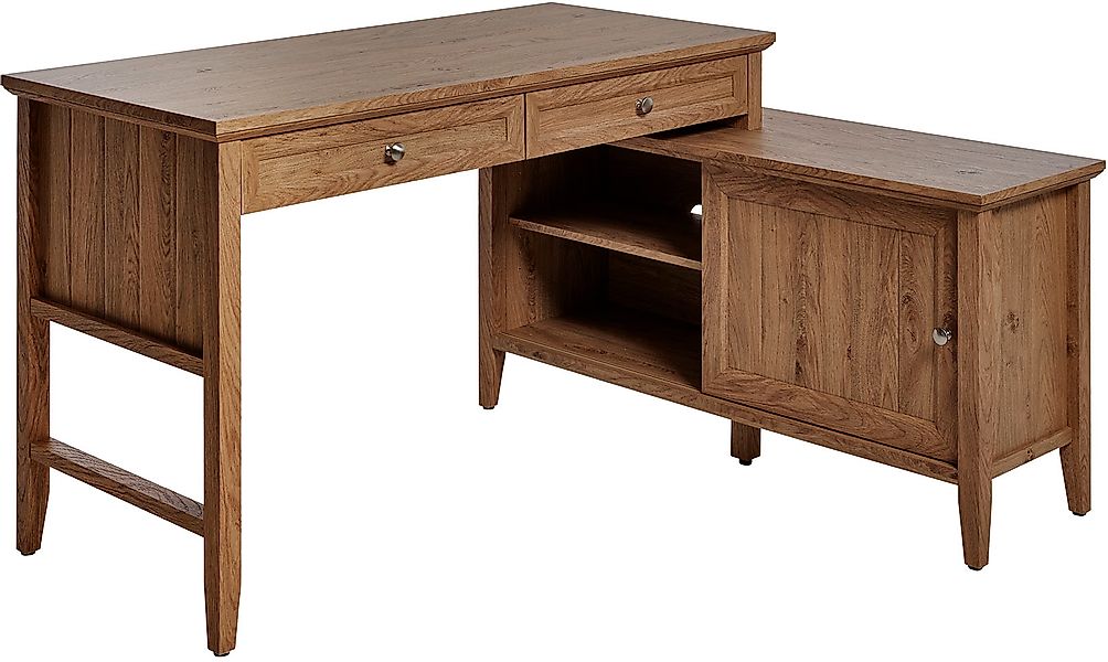 Jahnke Eckschreibtisch »CLASSIC C 145 E«, wechselseitig montierbar, mit Sch günstig online kaufen