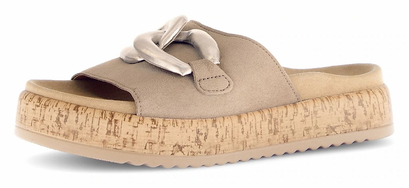 Gabor Pantolette "Pantolette Materialmix Leder" günstig online kaufen