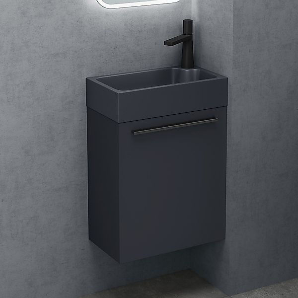 doporro Badmöbel-Set Badezimmerschrank Badmöbel-Set Waschbeckenunterschrank günstig online kaufen