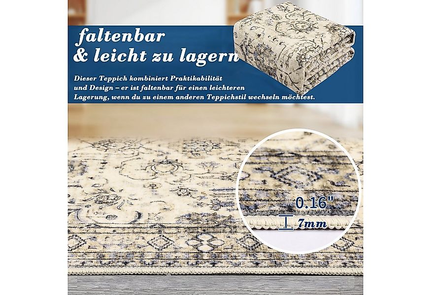 GarveeMore Teppich, rechteckig, Höhe: 7 mm, Klassische Orientoptik, passend günstig online kaufen