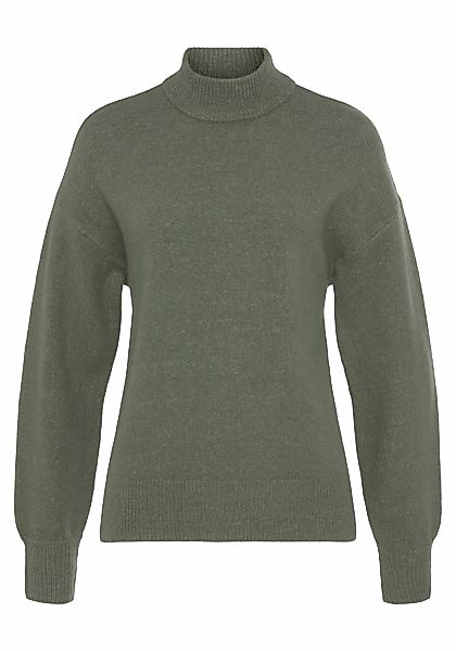 LASCANA Strickpullover, mit Stehkragen und Rippbündchen, Loungewear günstig online kaufen