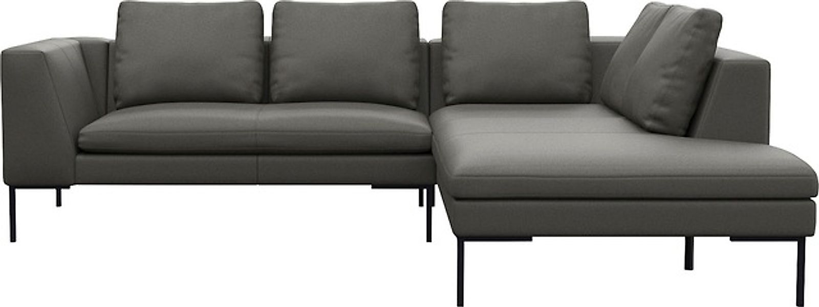 FLEXLUX Ecksofa »Loano, superbequemer Sitzkomfort durch Kaltschaum im Sitz, günstig online kaufen