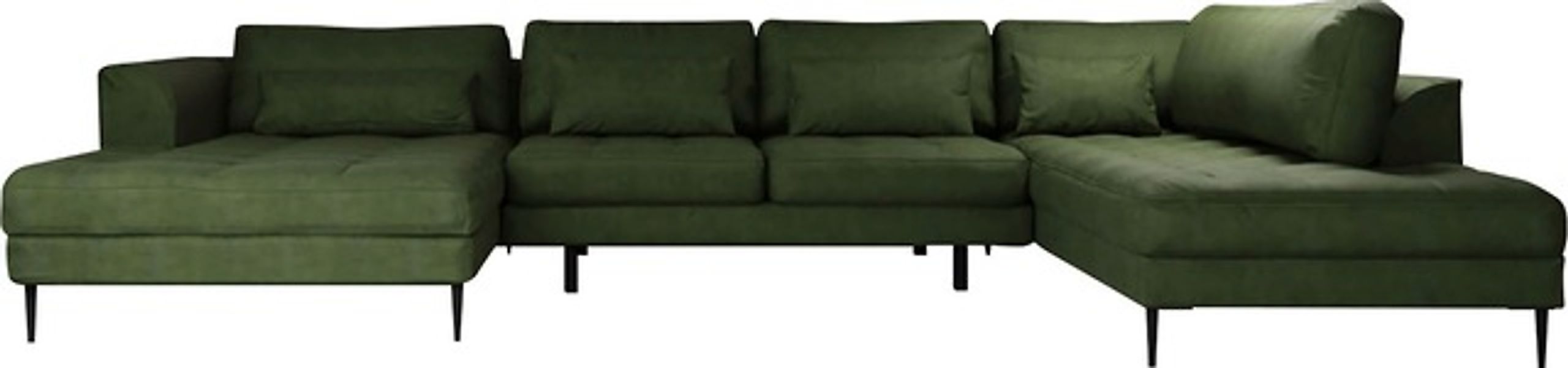 TRENDMANUFAKTUR Wohnlandschaft »Luzi, gemütliches Sofa, extra viel Platz, v günstig online kaufen