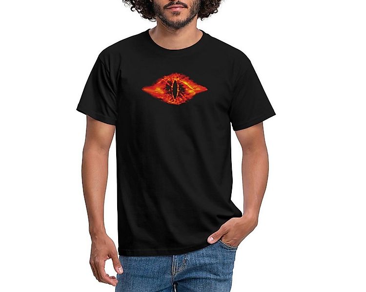 Spreadshirt T-Shirt Der Herr Der Ringe Das Rote Auge Saurons Männer T-Shirt günstig online kaufen
