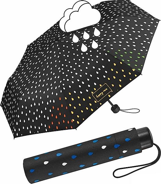 HAPPY RAIN Stockregenschirm winziger Damen-Regenschirm mit Handöffner, die günstig online kaufen