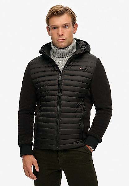 Superdry Steppjacke "HOOD STORM FLEECE HYBRID JKT", mit Kapuze günstig online kaufen