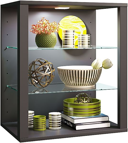 VCM Hängevitrine Holz Glas Stand Vitrine günstig online kaufen