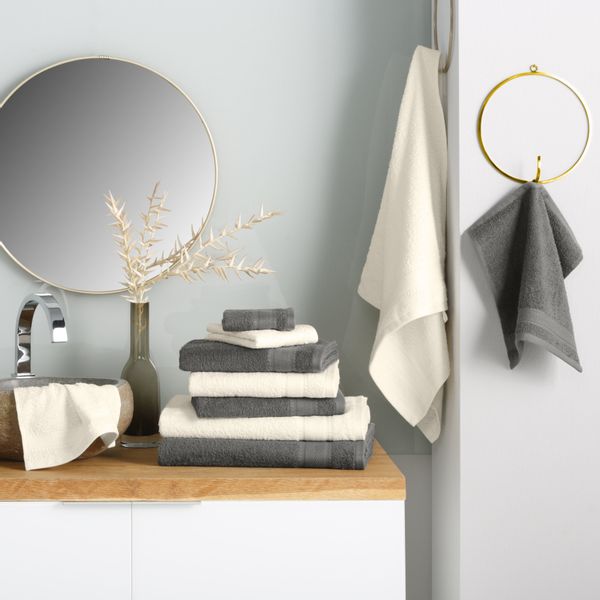 my home Handtuch Set "Afri, Duschtücher, Handtücher, Gästetücher, Seiftüche günstig online kaufen
