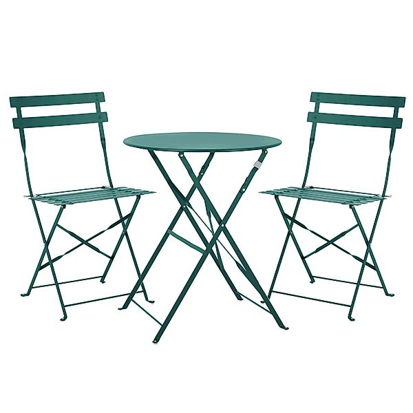 Svita Berlin Balkonmöbel Bistroset Stuhl Tisch Garten Bistro Cafe Metall Kl günstig online kaufen