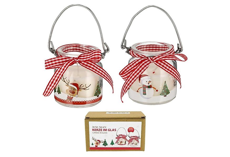 Annastore Duftkerze Set mit 2 Duftkerzen als Geschenk, Duftkerzen im Glas ( günstig online kaufen