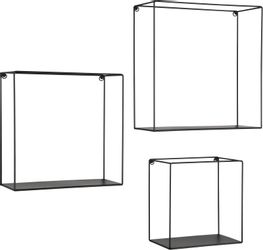 MIRRORS AND MORE Wandregal "Rita" Set, 3 Stk. tlg. Dekorative Regale, Metal günstig online kaufen