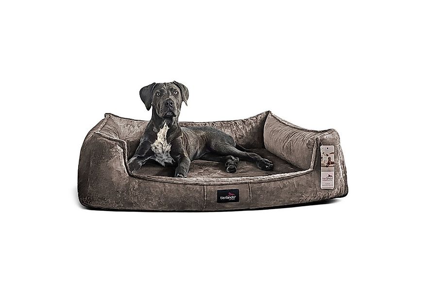 tierlando® Tierbett Orthopädisches Hundebett FRANKLIN Kuscheliger Teddy-Sto günstig online kaufen