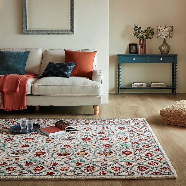 FLAIR RUGS "Iris Traditional" rechteckig 5 Höhe Traditioneller Iris-Wolltep günstig online kaufen