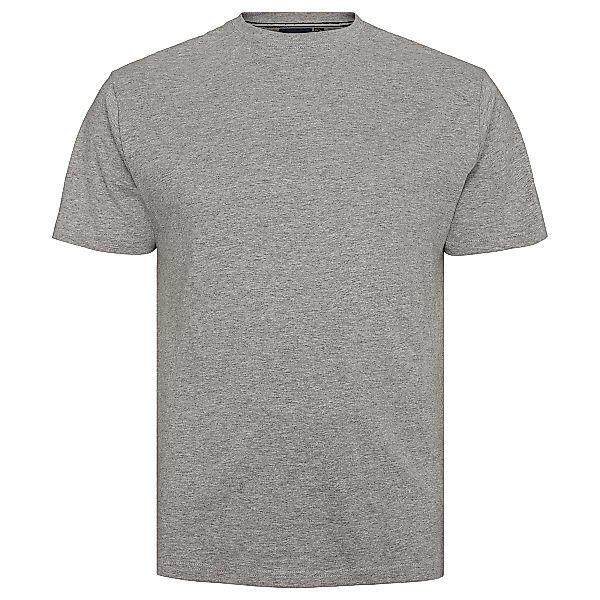 North T-Shirt aus Baumwolle Farbe hellgrau Größe: 6XL günstig online kaufen