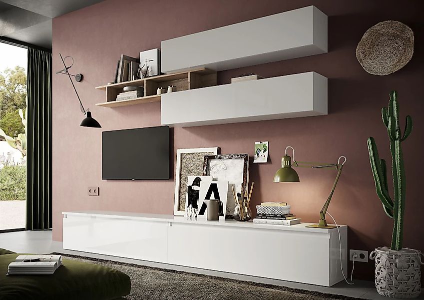 Home affaire Wohnwand "Infinity, 5tlg. Breite 276 cm, Höhe variabel, Schran günstig online kaufen