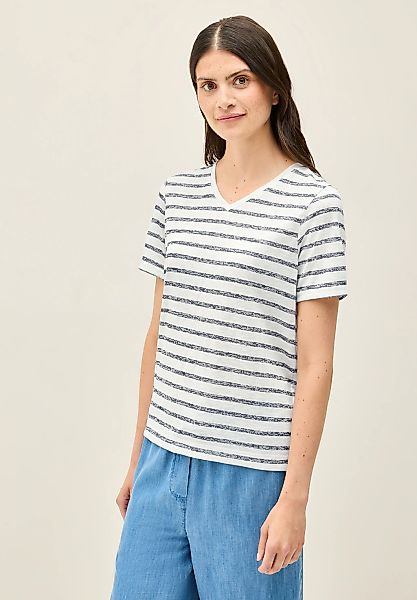 Cecil T-Shirt, aus elastischem Materialmix günstig online kaufen