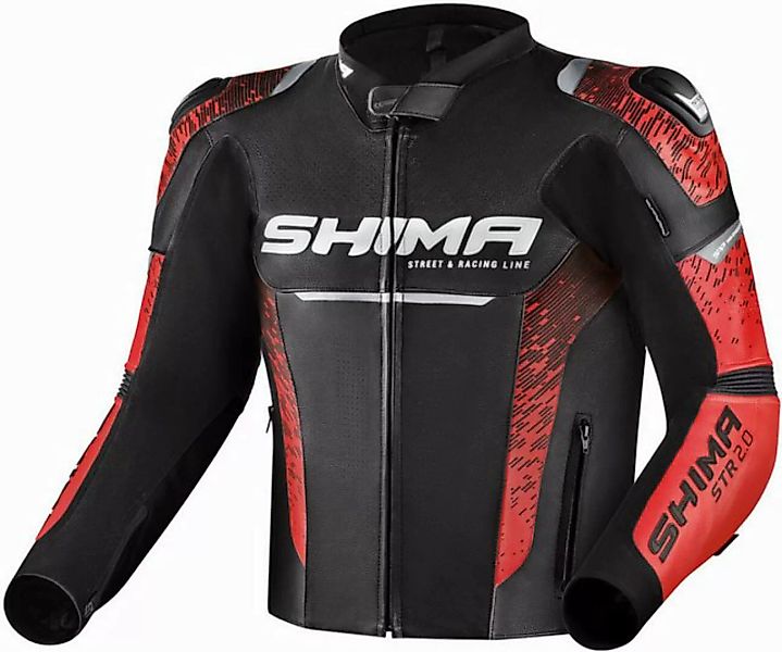 SHIMA Motorradjacke STR 2.0 Motorrad Lederjacke günstig online kaufen