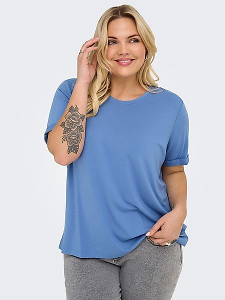 ONLY CARMAKOMA Kurzarmshirt CARMOSTER S/S FOLD günstig online kaufen