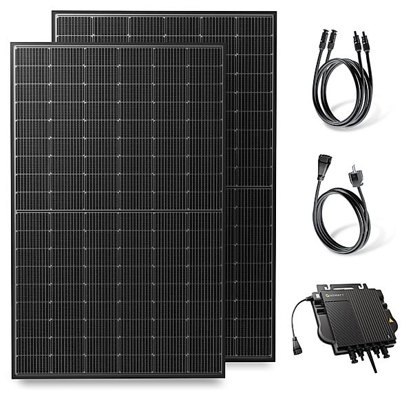 Solakon Balkonkraftwerk 900W/800W Solaranlage Steckerfertig Komplettset Pho günstig online kaufen
