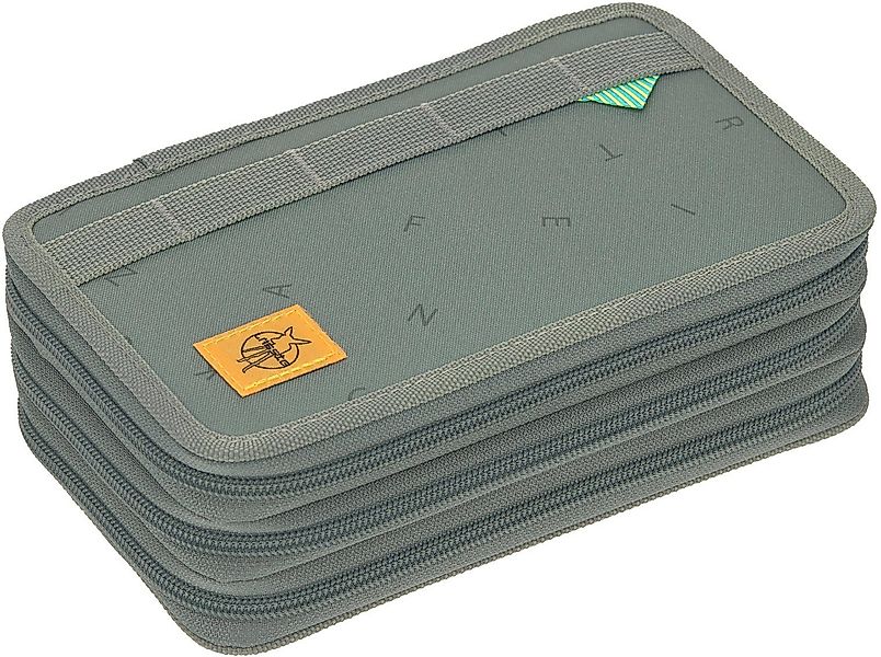 LÄSSIG Federmäppchen Unique, Triple, Letters green, günstig online kaufen