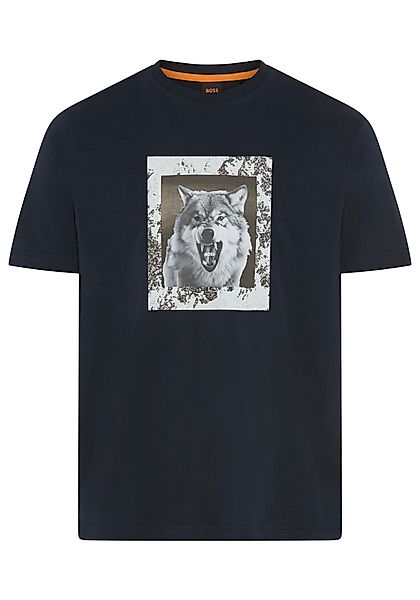 BOSS ORANGE T-Shirt Te lupo runder günstig online kaufen