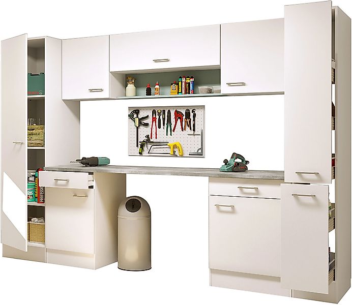 Flex-Well Mehrzweckschrank-Set "LUCCA, 9-teilig, Hauswirtschaft-, Hobby/Wer günstig online kaufen