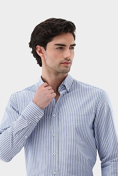 Oxfordhemd mit Streifen Comfort Fit günstig online kaufen