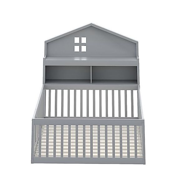 STILVORA Kinderbett 140x200 Babybett mit Matratze,Bettgestell mit Hausleist günstig online kaufen