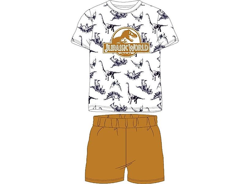 Jurassic World Shorty kurzer Schlafanzug Pyjama Dinosaurier Dino günstig online kaufen
