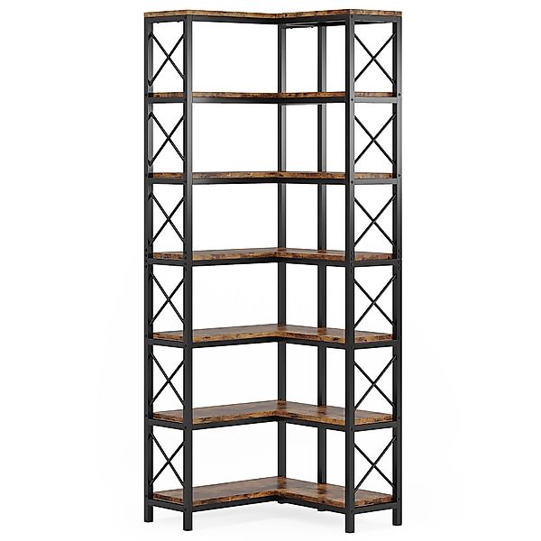 Tribesigns Bücherregal Eckregal, 60 x 60 günstig online kaufen
