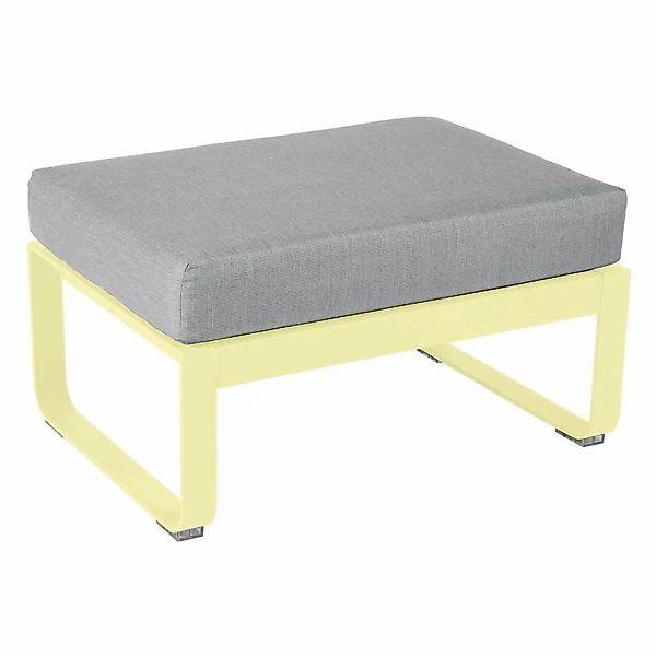 Bellevie 1-Sitzer Hocker A6 Zitronensorbet 79 Flanellgrau günstig online kaufen