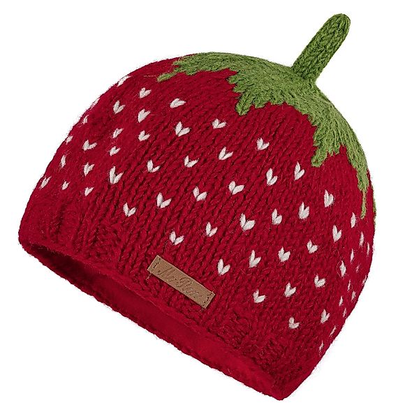 McRon Strickmütze Erdbeere für Erwachsense gefüttert günstig online kaufen