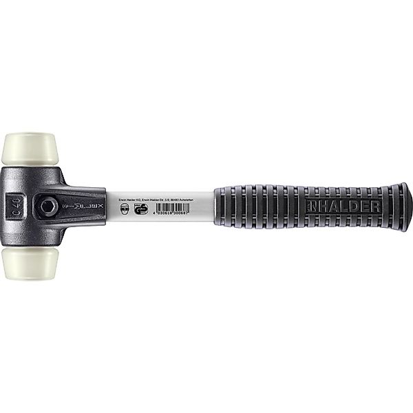 Halder Simplex Schonhammer Ø 40 mm Nylon mit Verstärktem Tempergussgehäuse günstig online kaufen