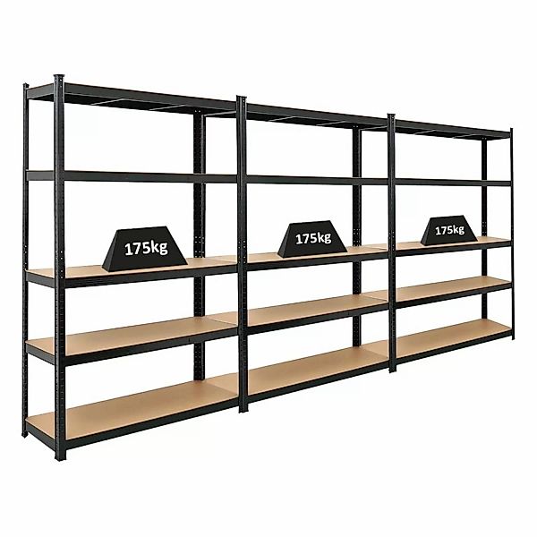 PROREGAL Mega Deal 3x Schwerlastregal Ragnar HxBxT 180 x 120 x 40 cm Fachla günstig online kaufen