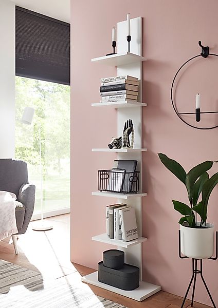 BEGA OFFICE Bücherregal "Wall" mit 6 Abstellflächen, 50x180 cm günstig online kaufen