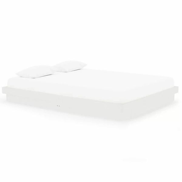 vidaXL Massivholzbett Weiß 150x200 cm 5FT King1279462 günstig online kaufen