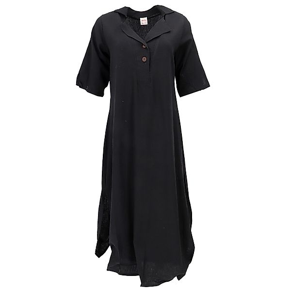 Guru-Shop Midikleid Luftiges Sommerkleid, Shirtkleid, Baumwoll.. günstig online kaufen