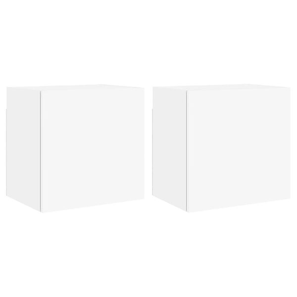 vidaXL TV-Wandschränke 2 Stk Weiß 40,5x30x40 cm Holzwerkstoff 836897 günstig online kaufen