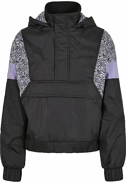 URBAN CLASSICS Langmantel "Urban Classics Damen Ladies AOP Mixed Pull Over günstig online kaufen