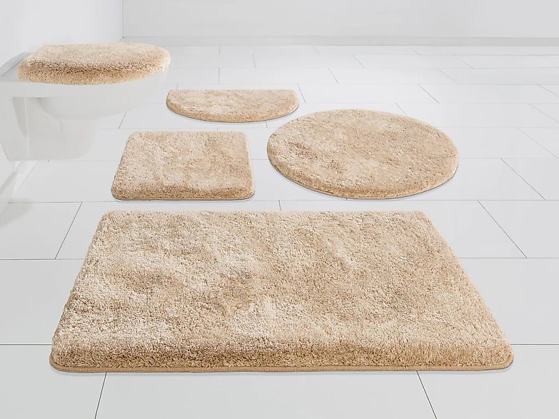 Grund Badematte "Melos, Badvorleger, Badezimmer Teppich, sehr weich" Höhe 2 günstig online kaufen