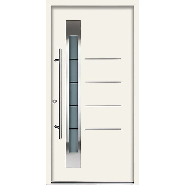Splendoor Thermospace Haustür Berlin Prime 110x210 cm Weiß L günstig online kaufen