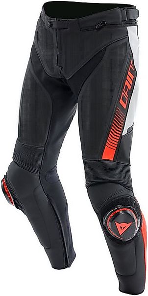 Dainese Motorradhose Super Speed perforierte Motorrad Lederhose Knieprotekt günstig online kaufen