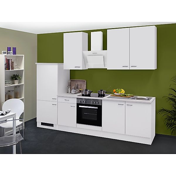 Flex-Well Classic Küchenzeile Wito 270 cm Weiß günstig online kaufen