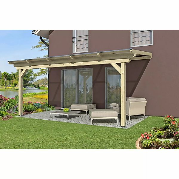 Skan Holz Terrassenüberdachung Ancona 541 cm x 300 cm günstig online kaufen