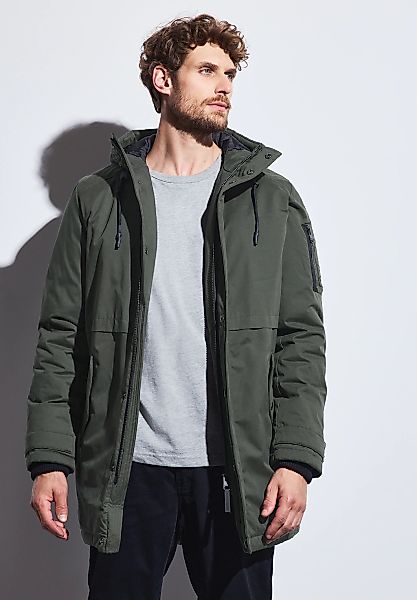 STREET ONE MEN Wintermantel, mit Zipper günstig online kaufen