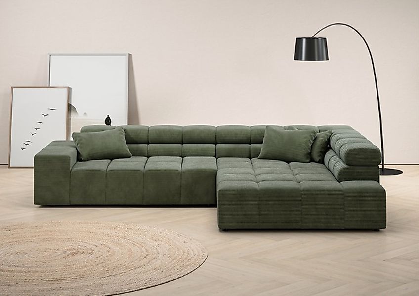 INOSIGN Ecksofa »Ancona incl. Kopfteilverstellung, OTTOs Choice, Breite 319 günstig online kaufen