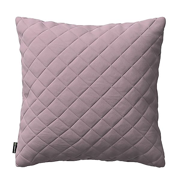 Kissenhülle Mia gesteppt 43x43cm, rosa, 43 x 43 cm, Velvet (704-14) günstig online kaufen