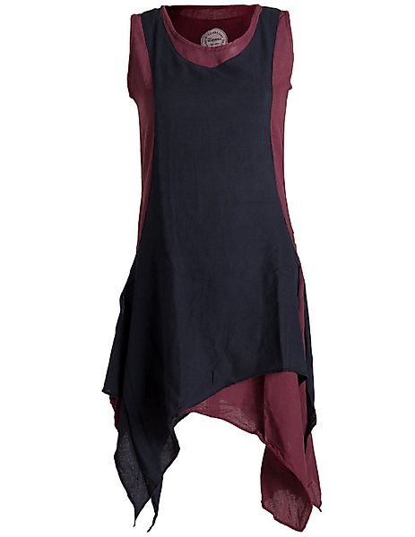 Vishes Sommerkleid Ärmelloses Lagenlook Kleid handgewebte günstig online kaufen