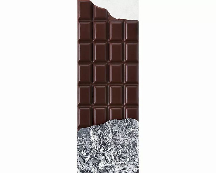 Dekopanel "Schokolade" 1,00x2,80 m / Strukturvlies Klassik günstig online kaufen