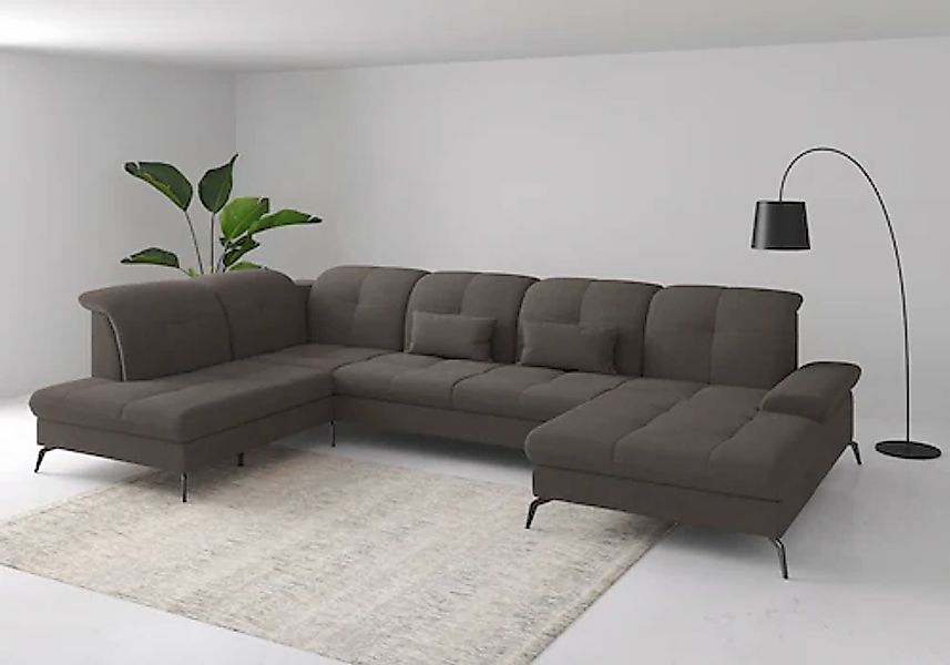 sit&more Wohnlandschaft »Amica«, inkl Sitztiefenverstellung und Armteilvers günstig online kaufen